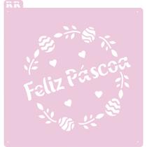 Stencil Feliz Páscoa - Ref. 4049 - 1 unidade - RR CORTADORES - Rizzo Stencil Feliz Páscoa - Ref. 4049 - 1 unidade - RR CORTADORES - Rizzo