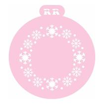 Stencil Floco de Neve - Ref: 4092 - 1 unidade - RR Cortadores - Rizzo