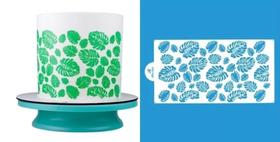 Stencil Folha Costela De Adão Bluestar (46114)