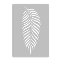 Stencil Folha De Palmeira - Molde Vazado Decoração R-3025 - Stencil Flex