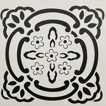 Stencil Gabarito Mandala Flower Revestimento de Parede Pintura 3D Estencil