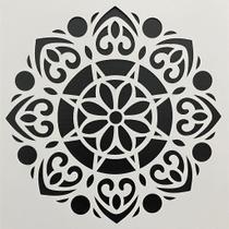 Stencil Gabarito Revestimento Parede Pintura 3D Facil