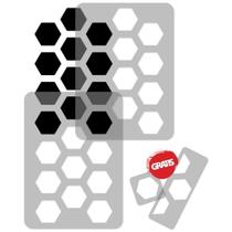 Stencil Hexagonal + Extra - Molde Vazado Decoração R-2020 - Stencil Flex