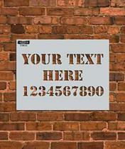 Stencil INNOVO Texto Personalizado 8,5" x 11" Horizontal
