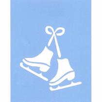 Stencil Jóia 10 X 10cm - Ja - 240 Natal Patins Stencil Jóia 10 X 10cm - Ja - 240 Natal Patins