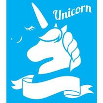 Stencil Jóia 15 x 20 cm - JC-1256 Unicórnio