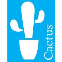 Stencil Jóia 20 x 26 cm - JN-1689 Cactos Stencil Jóia 20 x 26 cm - JN-1689 Cactos