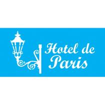 Stencil Jóia 7 x 15 cm - JX-588 Hotel de Paris Stencil Jóia 7 x 15 cm - JX-588 Hotel de Paris