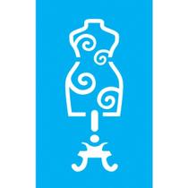 Stencil Jóia 7 x 15 cm - JX-594 Manequim Vintage Stencil Jóia 7 x 15 cm - JX-594 Manequim Vintage