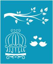 Stencil Jóia JN - 20x26 cm - 3