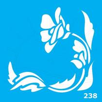 Stencil Jóia Quadrado - 15 x 15cm