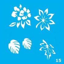 Stencil Jóia Quadrado QDR - 20 x 20cm