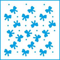 Stencil Litoarte 10 X 10 cm - ST - X - 356 Laços