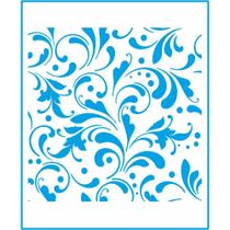 Stencil Litoarte 17 X 21 cm - STM - 550 Arabesco