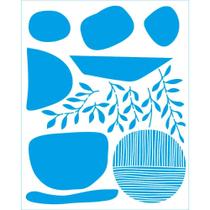 Stencil Litoarte 20 x 25 cm - STR-235 Pintura Orgânica