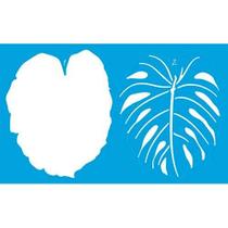 Stencil Litoarte 21 x 34 cm - ST-359 Folha de Bananeira