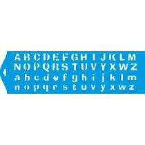 Stencil Litoarte 8,4 x 28,6 cm - STE-032 Alfabeto Stencil Litoarte 8,4 x 28,6 cm - STE-032 Alfabeto