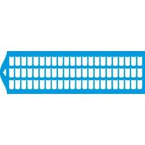 Stencil Litoarte 8,4 x 28,6 cm - STE-056 Telhas Stencil Litoarte 8,4 x 28,6 cm - STE-056 Telhas