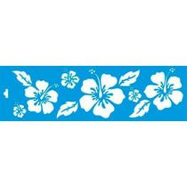 Stencil Litoarte 8,4 x 28,6 cm - STE-122 Hibiscos Stencil Litoarte 8,4 x 28,6 cm - STE-122 Hibiscos