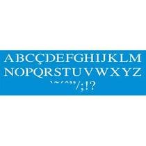 Stencil Litoarte 8,4 x 28,6 cm - STE-261 Alfabeto Stencil Litoarte 8,4 x 28,6 cm - STE-261 Alfabeto