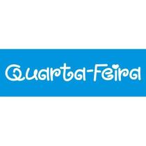 Stencil Litoarte 8,4 x 28,6 cm - STE-285 Quarta-Feira