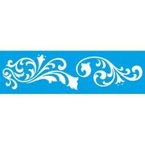 Stencil Litoarte 8,4 x 28,6 cm - STE-294 Arabescos Stencil Litoarte 8,4 x 28,6 cm - STE-294 Arabescos