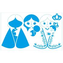 Stencil Litoarte Karla Fontenelle Sobreposição 21 x 34 cm - ST-432 Nossa Senhora de Nazaré