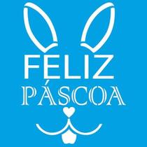 Stencil Litoarte Páscoa 20 x 20 cm - STXX-055 Feliz Páscoa Stencil Litoarte Páscoa 20 x 20 cm - STXX-055 Feliz Páscoa