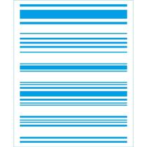 Stencil Litoarte Rose Ferreira 17 x 21 cm - STM-732 Listras