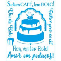 Stencil Litoarte Rose Ferreira 20 x 25 cm - STR-248 Se Tem Café, Tem Bolo Stencil Litoarte Rose Ferreira 20 x 25 cm - STR-248 Se Tem Café, Tem Bolo