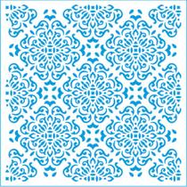 Stencil Litoarte Tays Rocha 20 x 20 cm - Memórias Vintage : Arabesco - STXX-251 Stencil Litoarte Tays Rocha 20 x 20 cm - Memórias Vintage : Arabesco - STXX-251