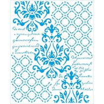 Stencil Litoarte Tays Rocha 20 x 25 cm - STR-252 Arabesco
