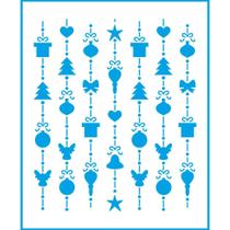 Stencil Natal Litoarte 17 X 21 cm - STMN - 060 Estampa Bolinhas, Presentes e Estrelas Stencil Natal Litoarte 17 X 21 cm - STMN - 060 Estampa Bolinhas, Presentes e Estrelas
