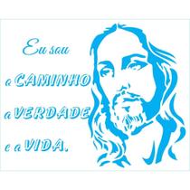 Stencil Natal Litoarte 25 X 20 cm - STRN - 017 Jesus Cristo Stencil Natal Litoarte 25 X 20 cm - STRN - 017 Jesus Cristo