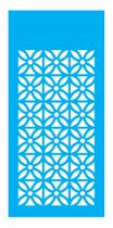 Stencil Opa 07x15 Estampa Azulejo 1953 Stencil Opa 07x15 Estampa Azulejo 1953