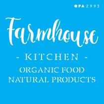 Stencil Opa 10 X 10 cm - Farmhouse Kitchen - 2993