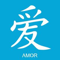 Stencil Opa 10 X 10 cm - Ideograma Amor - 220