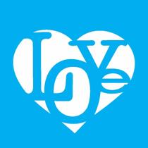Stencil Opa 10 X 10 cm - Love - 1309