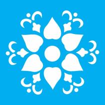 Stencil Opa 10 X 10 cm - Mandala Flor - 1310 Stencil Opa 10 X 10 cm - Mandala Flor - 1310