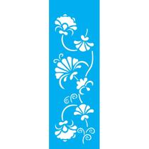 Stencil Opa 10 x 30 cm - Arabesco Floral I - 1078