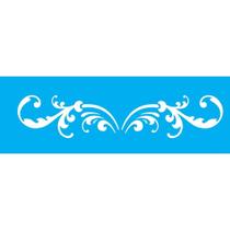 Stencil Opa 10 x 30 cm - Arabesco Ornamento - 1987