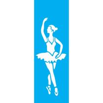 Stencil Opa 10 x 30 cm - Bailarina - 699