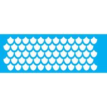 Stencil Opa 10 x 30 cm - Escamas - 1849