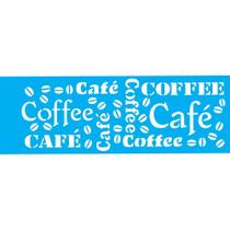 Stencil Opa 10 x 30 cm - Estampa Café - 742 Stencil Opa 10 x 30 cm - Estampa Café - 742