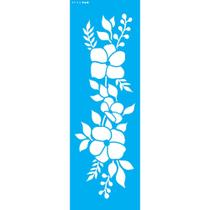 Stencil Opa 10 x 30 cm - Flores do Campo - 3346 Stencil Opa 10 x 30 cm - Flores do Campo - 3346