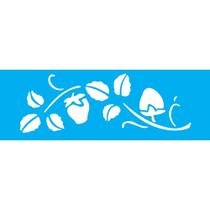 Stencil Opa 10 x 30 cm - Morangos - 340 Stencil Opa 10 x 30 cm - Morangos - 340