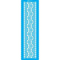 Stencil Opa 10 x 30 cm - Negativo Renda IX - 2837