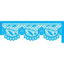 Stencil Opa 10 x 30 cm - Renda Rechilieu Flor de Cerejeira - 3707
