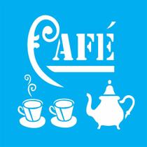 Stencil Opa 14 x 14 cm - Café - 980