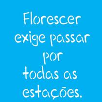Stencil Opa 14 X 14 cm - Frase Florescer - 2215 Stencil Opa 14 X 14 cm - Frase Florescer - 2215